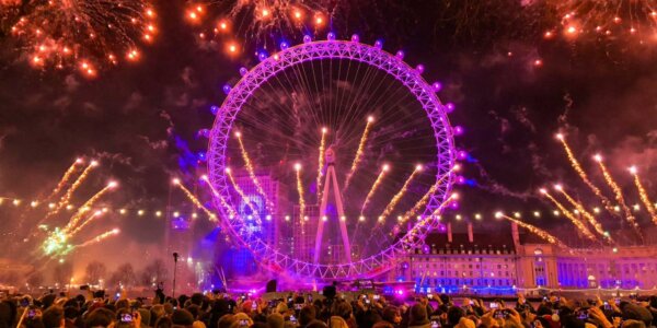 NInja New Years Celebrations in London