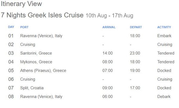 Greek Isles Cruise Family Summer Special - Image 2
