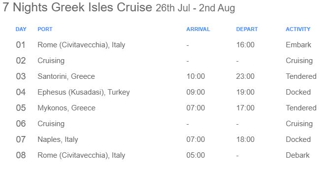 Royal Caribbean Summer Family Greek Isles Cruise - Image 3