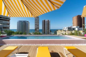 Benidorm Spain December Winter Sun