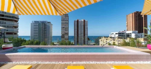 Benidorm Spain December Winter Sun