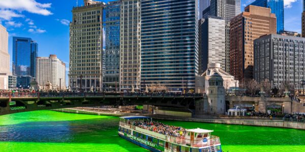 Chicago USA 2027 St Patricks Day Break