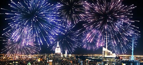 New Years Celebrations in New York City USA