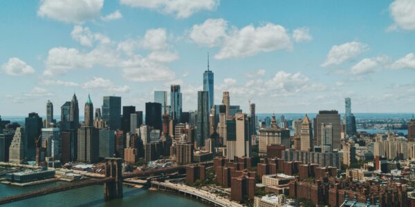 New York USA with Tennis and Baseball