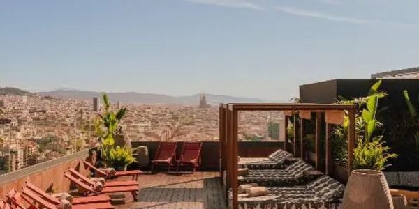 Boujee 5* Rooftop Views in Barcelona Spain