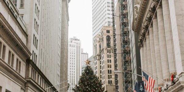 New York City USA over Christmas Holidays