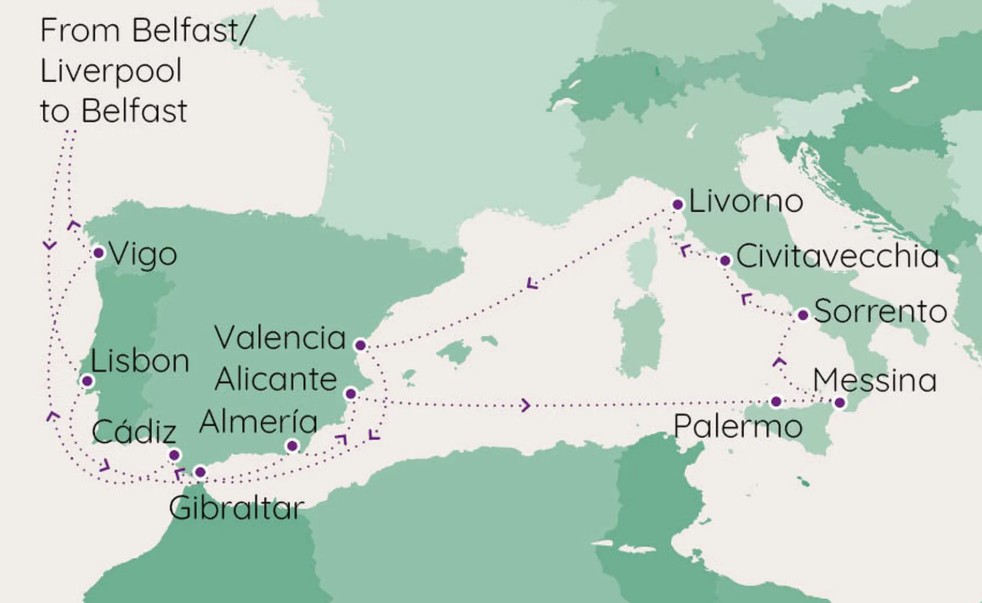 Mediterranean Medley Return Sailing From Belfast - Image 3