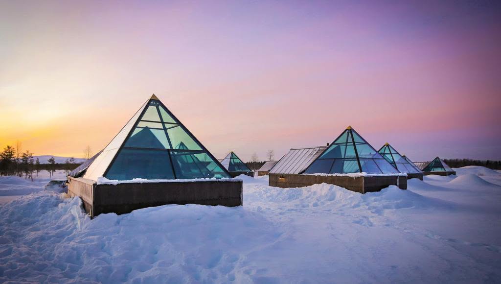 BUCKET LIST Aurora Pyramid Glass Igloos in Lapland - Image 1