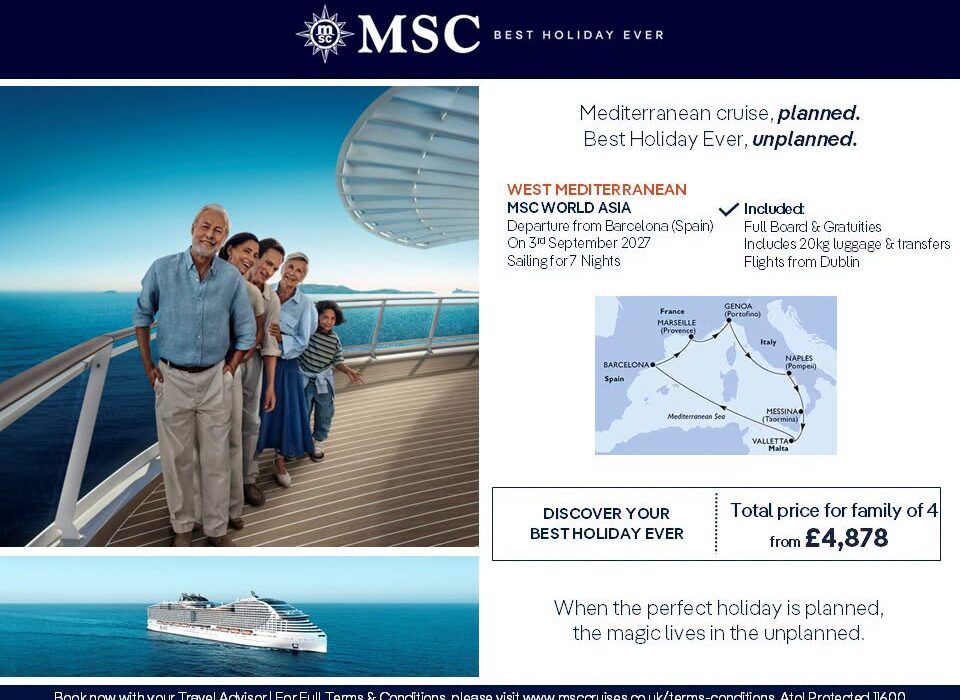 Eastern Med MSC Family Cruise Special - Image 4