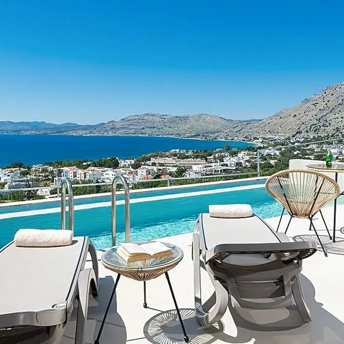 Rhodes Getaway – Private Pool and Seaview - Image 1