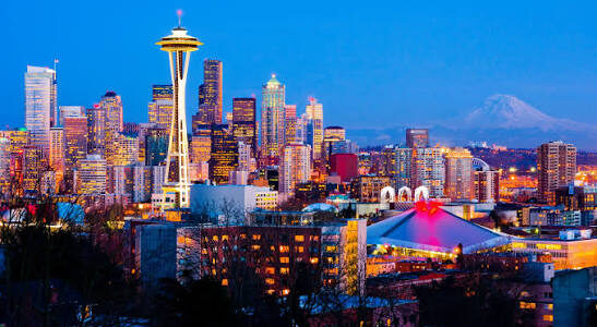 Winter Seattle USA City Break with CityPass Included