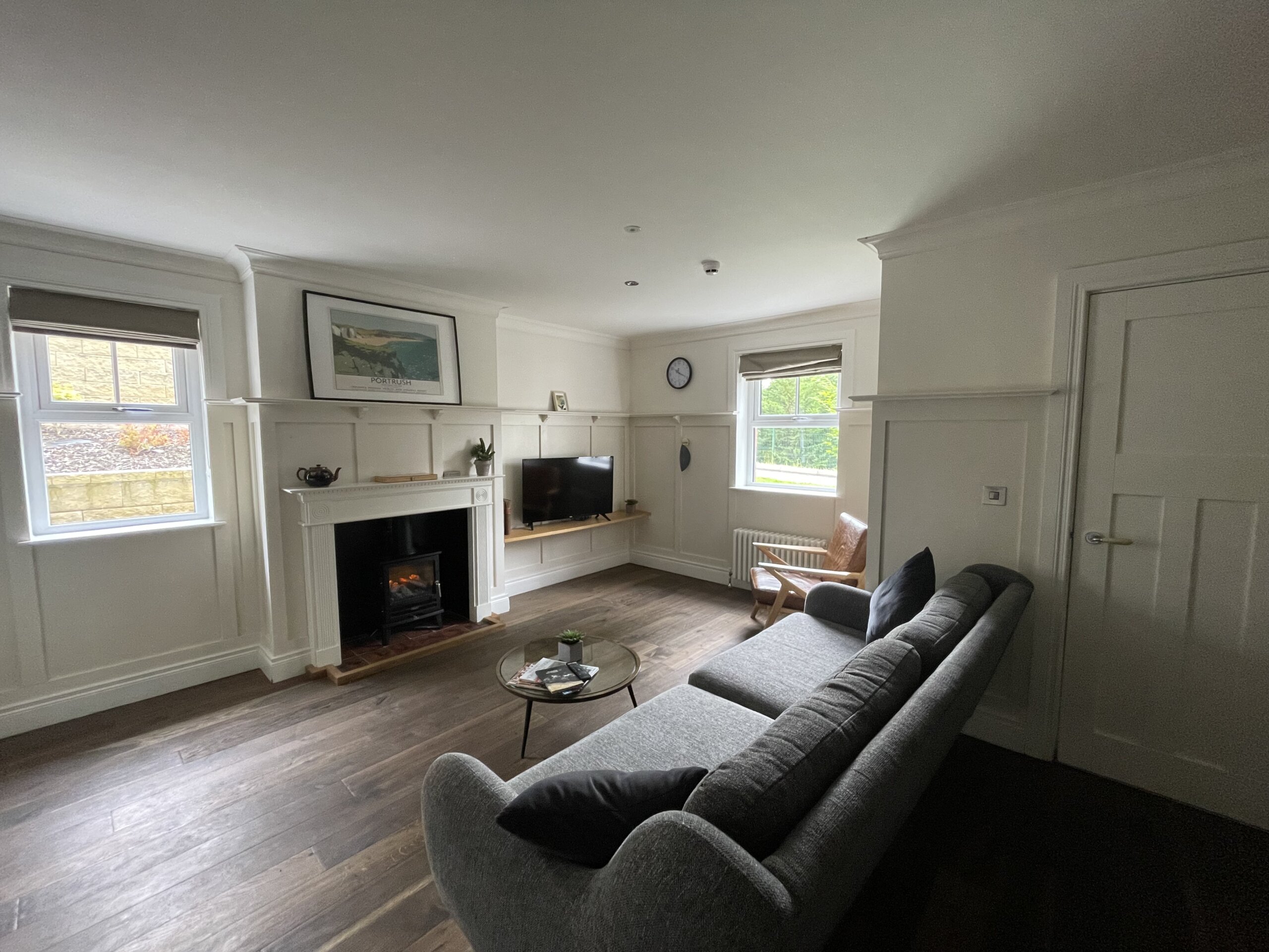 Living room in cottage